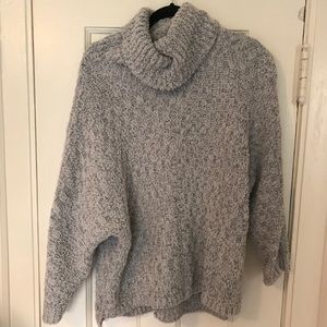 Turtle Neck Comfy Knit Plush Sweater